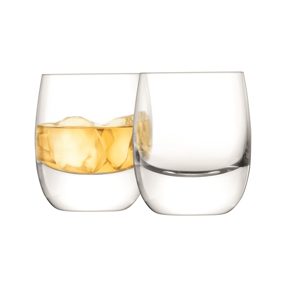 Bar Pair of whiskey tumblers, 275ml, clear