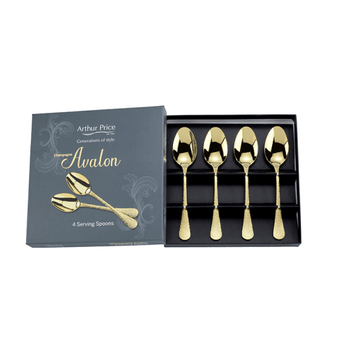 Image showing the Avalon Serving Spoons, L20.5cm, Champagne product.