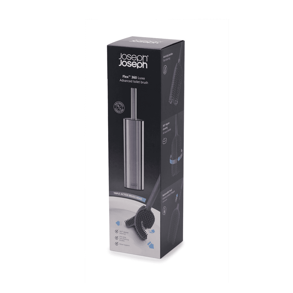 Flex 360 Luxe Toilet Brush, Stainless Steel