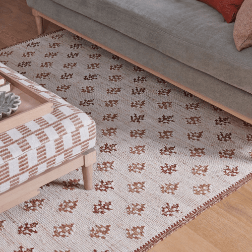 Image showing the Rona Rug, 170 x 240cm, Burnt Sienna product.
