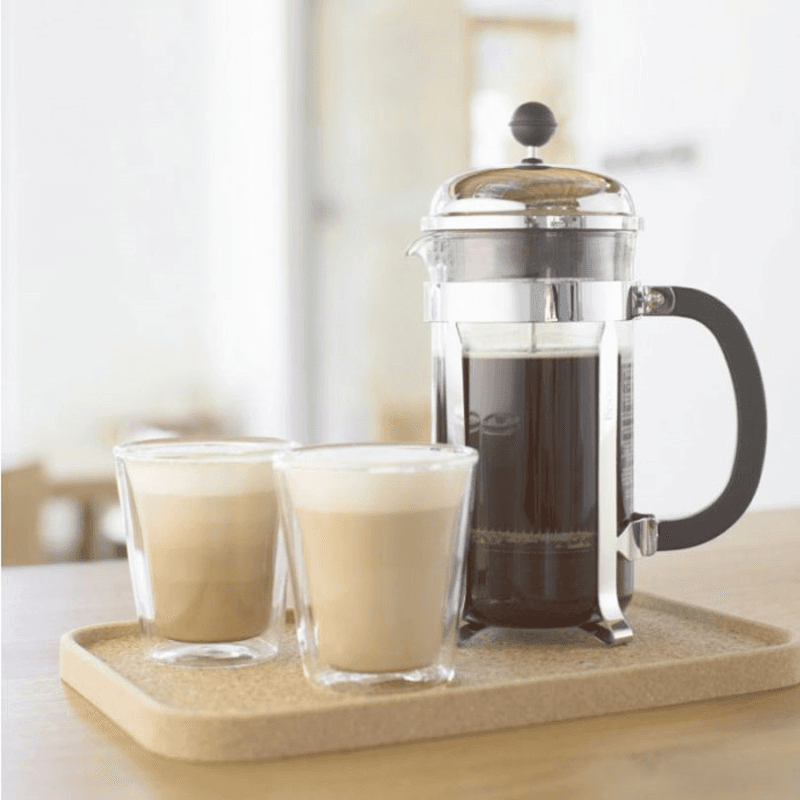 Canteen Double Walled Set of 2 Medium Mugs, 200ml, Clear