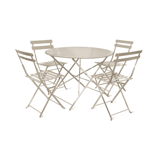 Image showing the Rive Droite Bistro Garden table with 4 chairs, Clay product.