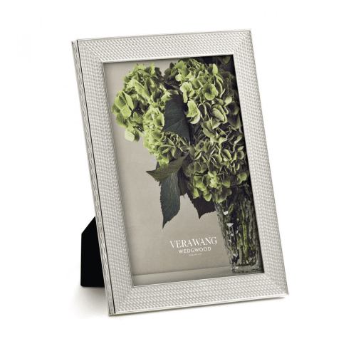 Image showing the Vera Wang With Love Nouveau Photo Frame, 4 x 6", Silver Plate product.