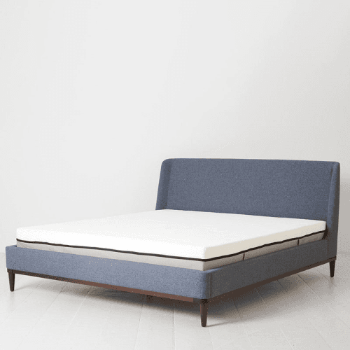 Image showing the Bed 02 Linen Super King Size Frame, Midnight product.