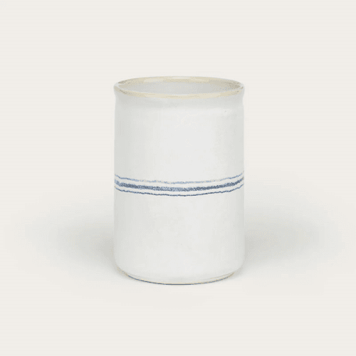Image showing the Melbury Utensil Pot, H18cm, Blue product.