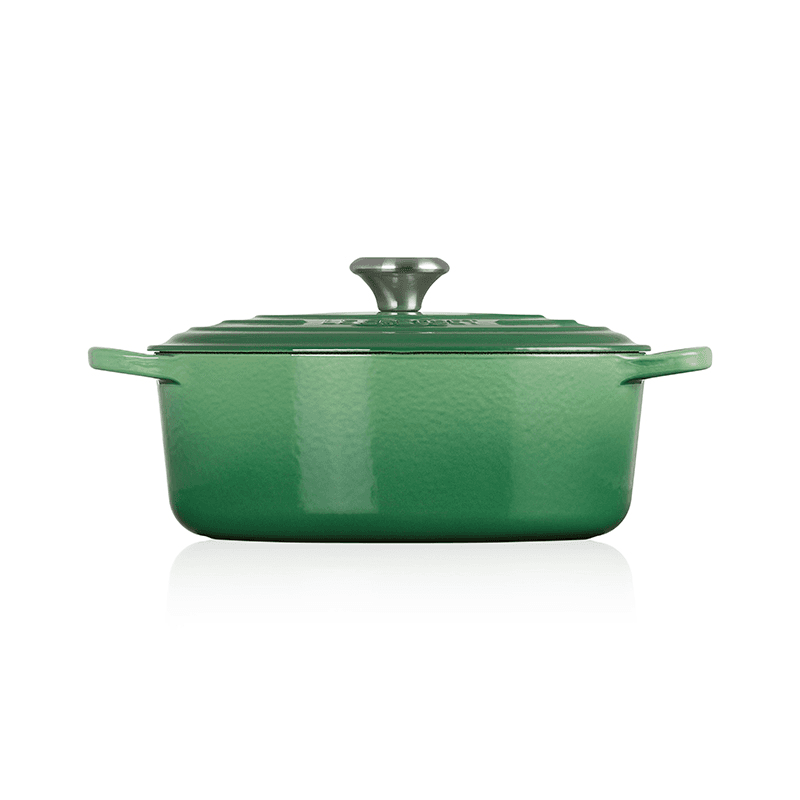 Signature Cast Iron Oval Casserole, 29cm, Bamboo