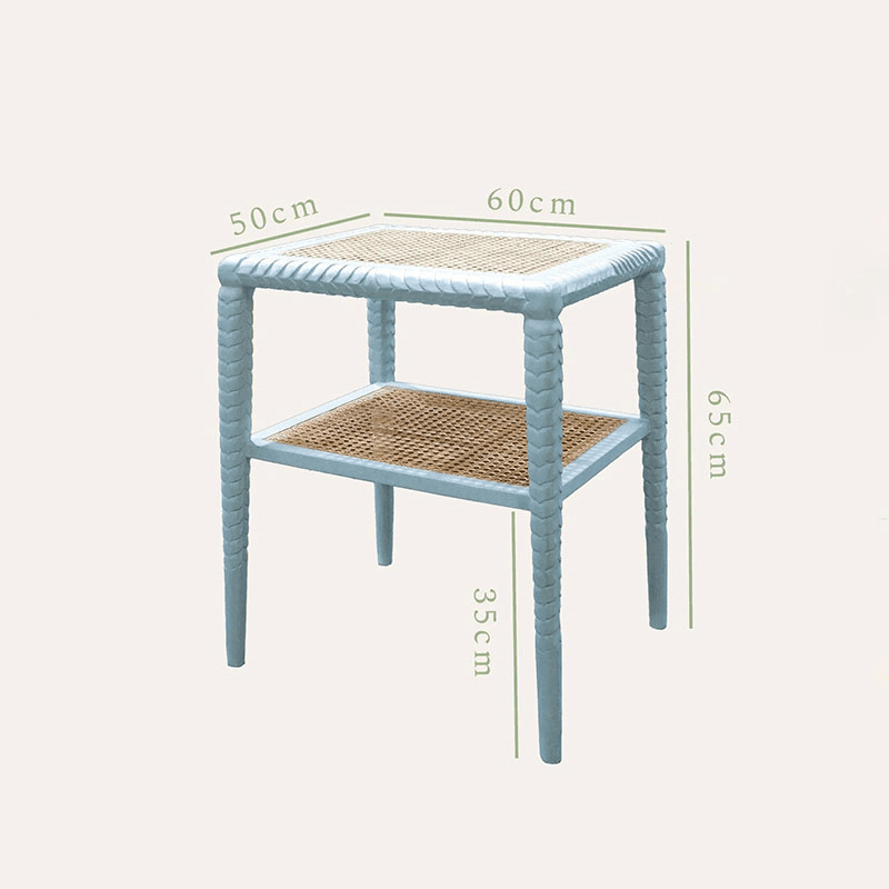 Pavillion Side Table, Blue