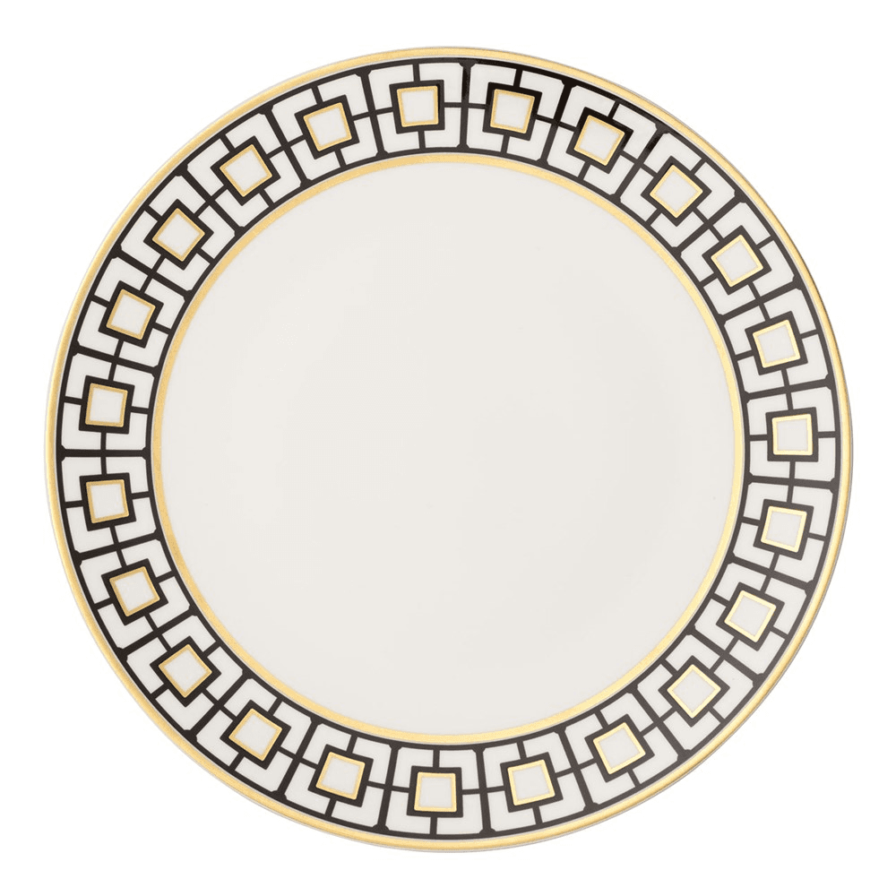 MetroChic Dinner Plate, D27cm, gold/multi
