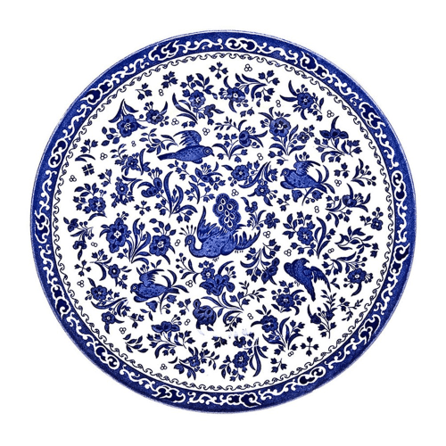 Image showing the Regal Peacock Plate, D25cm, Blue product.