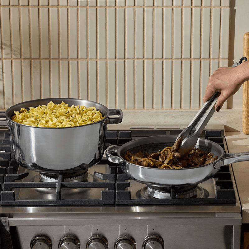 Titanium Pro Cookware Duo, Chrome