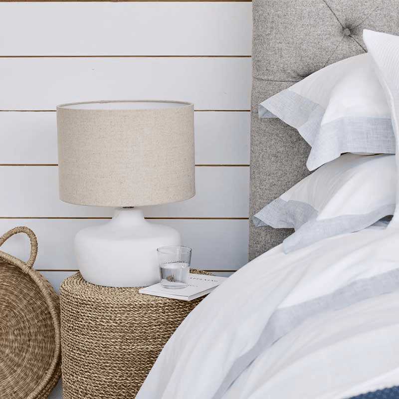 Clayton Table Lamp, H40cm, White
