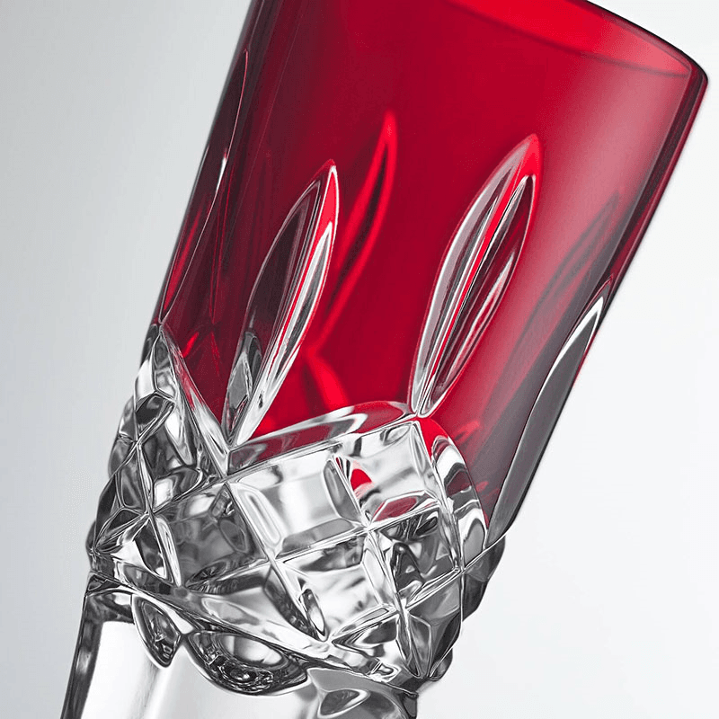 Lismore Set of 4 Shot Glasses, 55ml, Red