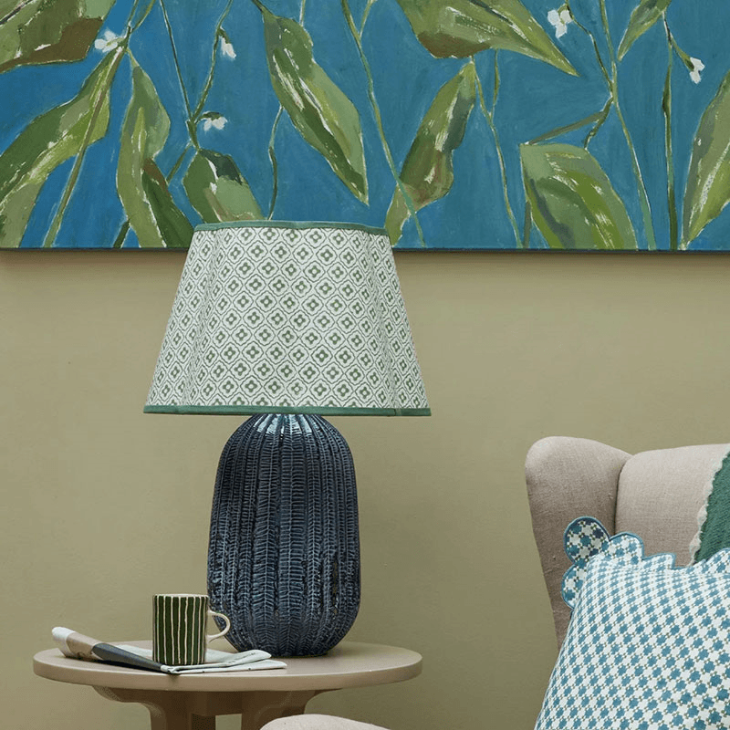 Finestra Scalloped Shade, D28cm, Green