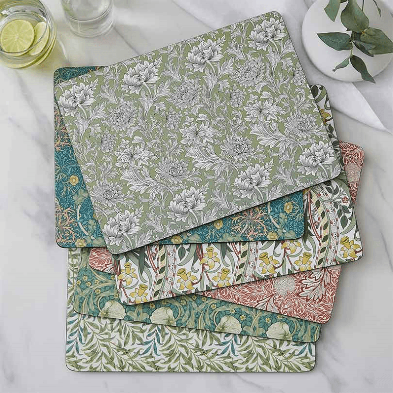 Morris & Co Set of 6 Placemats, 30.5 x 23cm, Multi