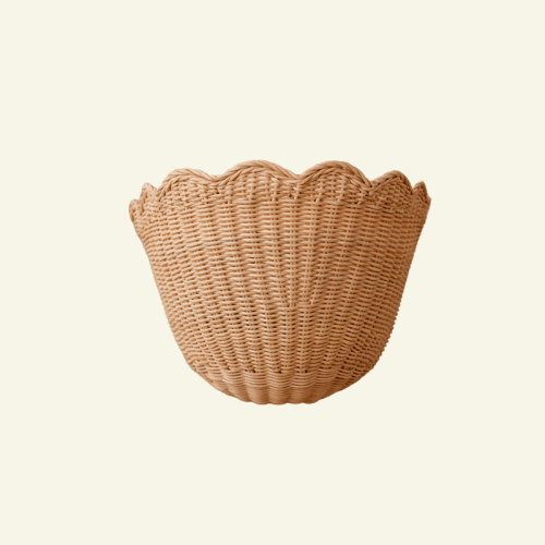 Image showing the Scalloped Wall Light, Natural product.