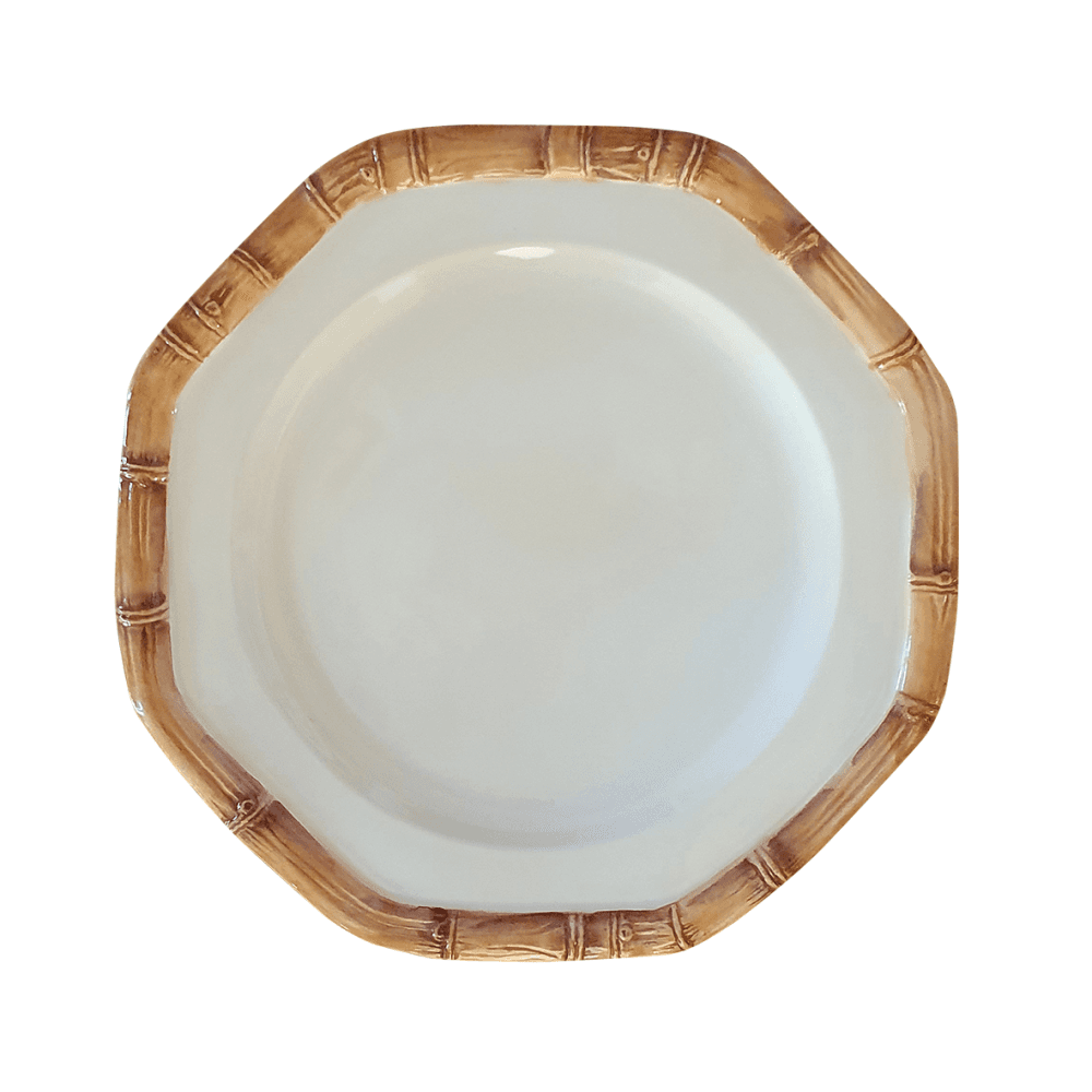 Bamboo Plate, D21cm, Natural