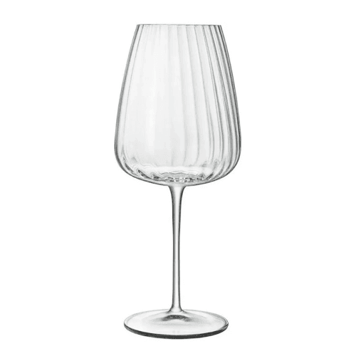 Image showing the Optica Set of 4 Bordeaux Red Wine Glasses, 700ml, Clear product.