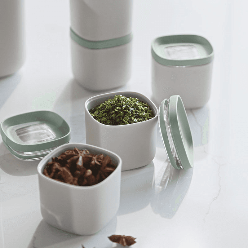 Leo Balance 6 Piece Small Food & Spices Container Set, Mint