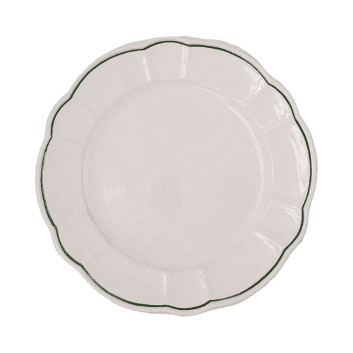 Image showing the Romilly Set of 4 Dinner Plates, D28cm, Green product.