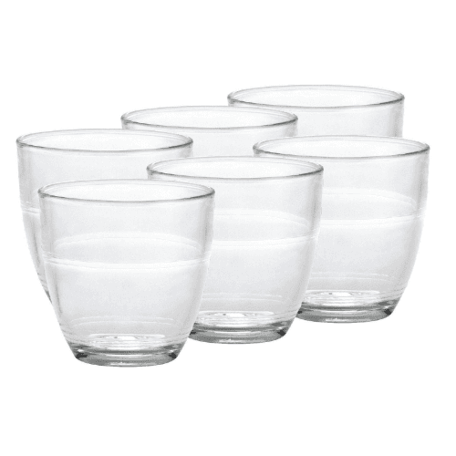Image showing the Gigogne Set of 6 Tumblers, 220ml, Clear product.