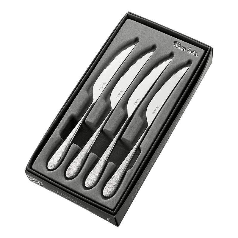 Sandstone Set of 4 Steak Knifes, L24cm, Stainless Steel