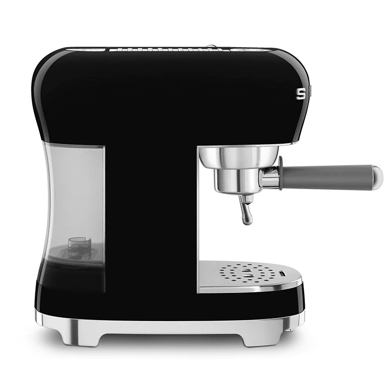 50's Style Espresso Coffee Machine, Black