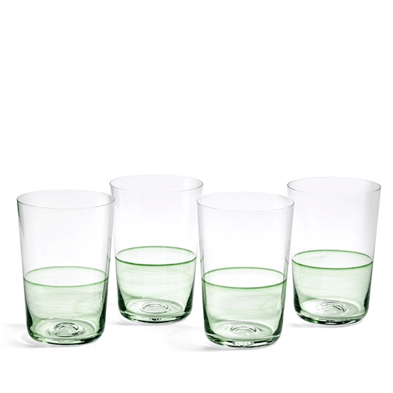 1815 Glass Set of 4 Highballs, 500ml, Green