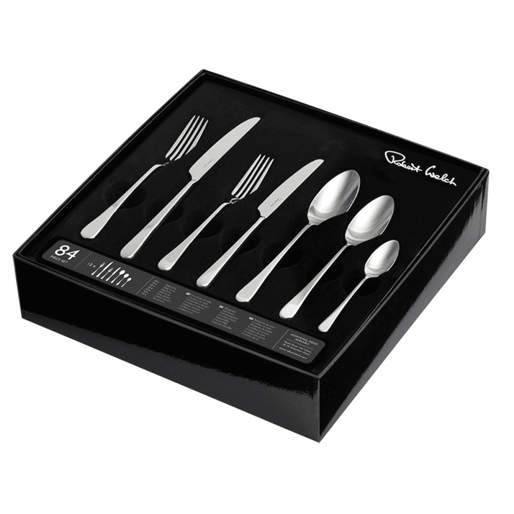 Iona 84 Piece Cutlery Set, Stainless Steel