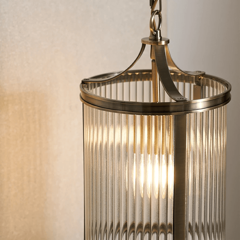 Montgomery Ceiling Light, Small, Antique Brass