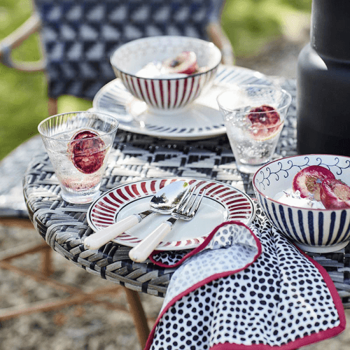 Image showing the Kintaro Set of 4 Dinner Plates, D28cm, Indigo product.