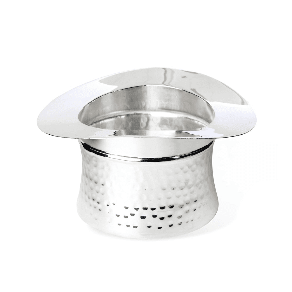 Top Hat Nibbles bowl, 7 x 11.5cm, Silver Plate