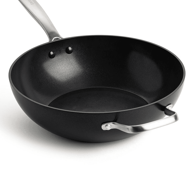 Copenhagen Non-Stick Wok, 30, Black