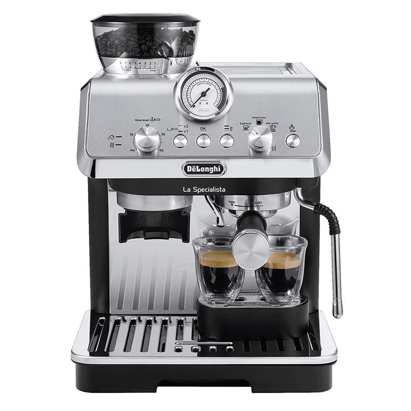 Dedica Arte Manual Coffee Machine, Grey