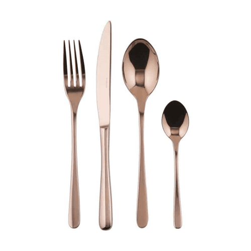 Image showing the Taste 24 Piece Cutlery Set, Copper product.