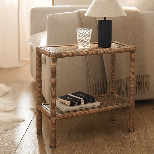 Image showing the Cartmel Sofa Side Table, Natural product.