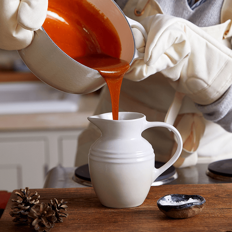 Stoneware Breakfast jug, 600ml, Meringue