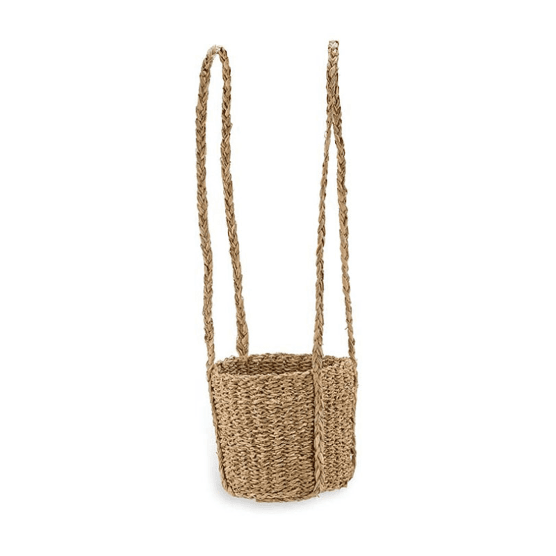 Sangdi Seagrass Hanging Planter, Large, Natural