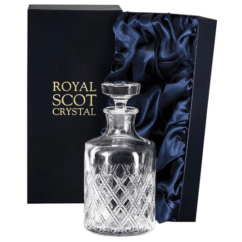 Image showing the Tartan Round spirit decanter, 75cl product.
