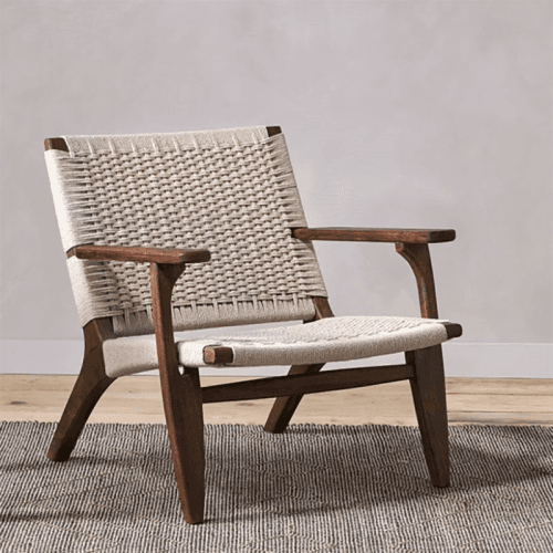 Image showing the Surat Woven Lounger, Natural product.
