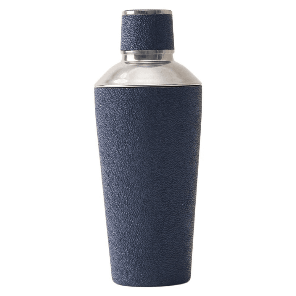 Cocktail Shaker, Nile Blue Shagreen