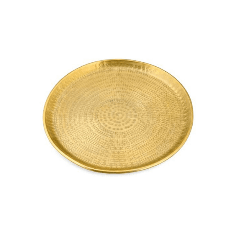 Mahika Tray, D54.5cm, Brass