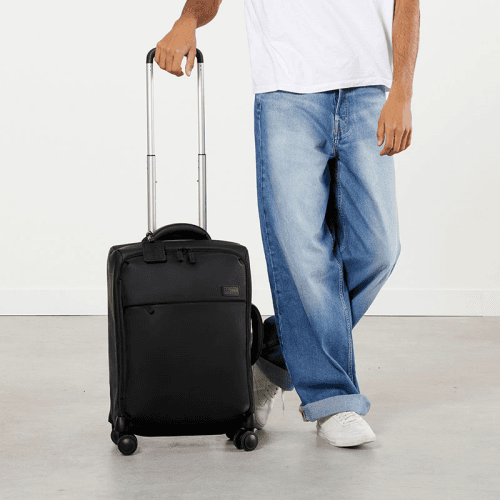 Image showing the Lost In Berlin Cabin Suitcase, H55  x L35 x W21cm, Black product.