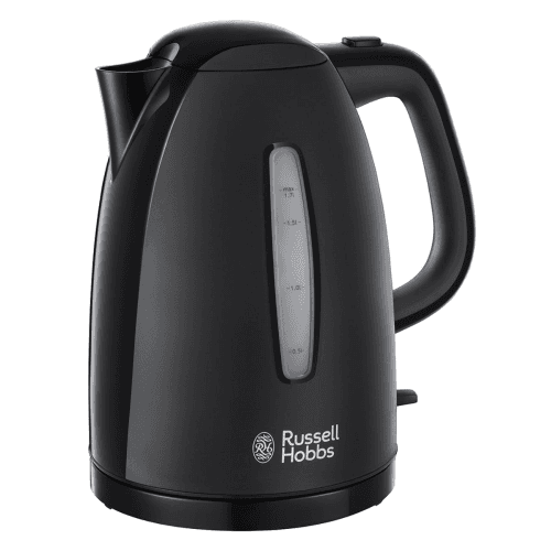 Image showing the Textures Kettle, 23 x 21.6 x 18.2cm, Black product.