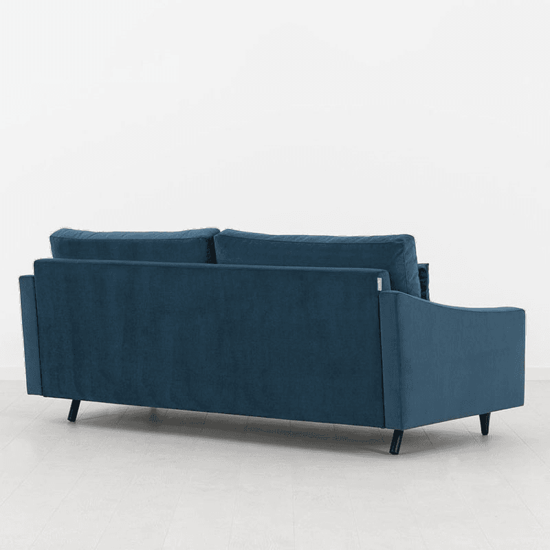Model 07 Velvet 3 Seater Sofa, Teal