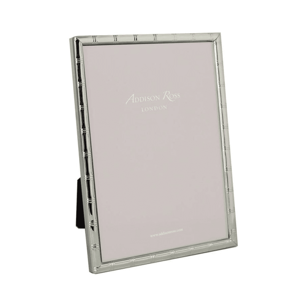 Cane Photograph frame, 8 x 10'', Silver Plated