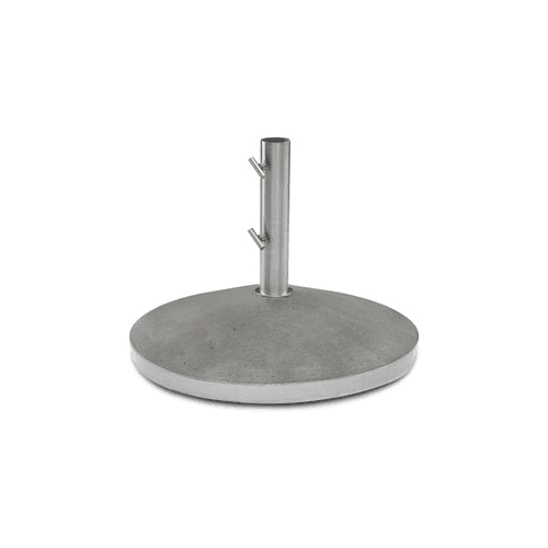 Capri Parasol foot, Dia50 x H43, Grey/Silver