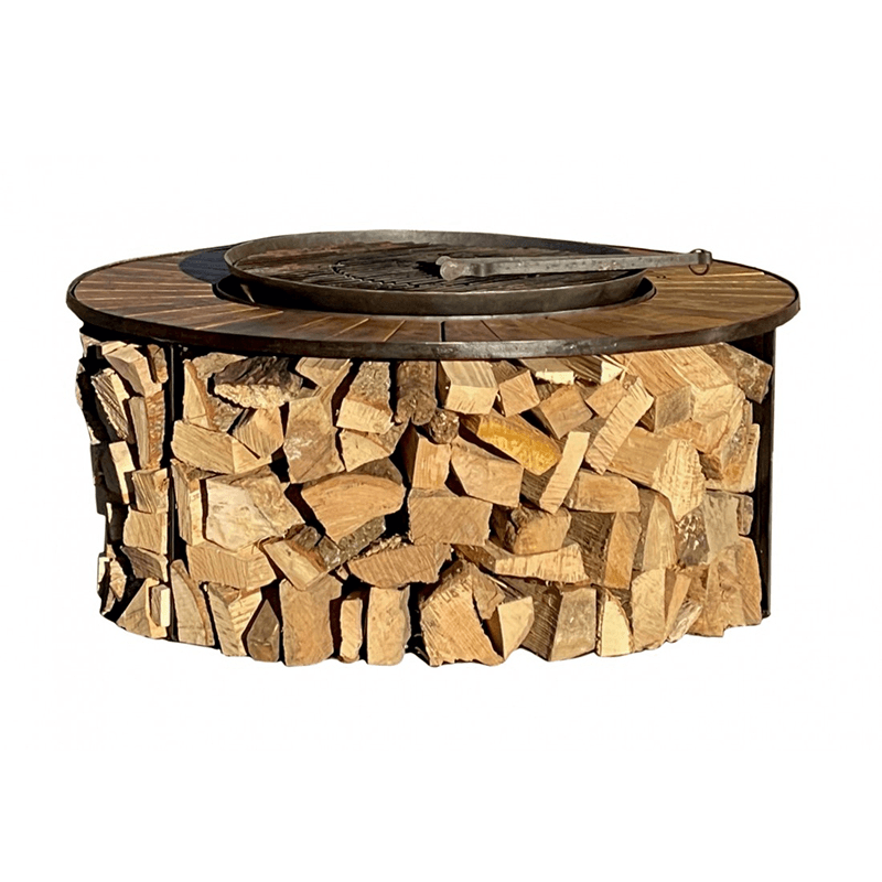 Firebowl Table, D120cm x H52cm, Black