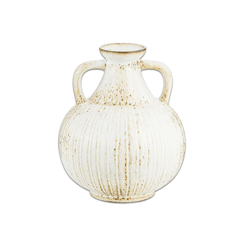 Image showing the Anjuna Reactive Glaze Decorative Jug, H23.5cm, White product.