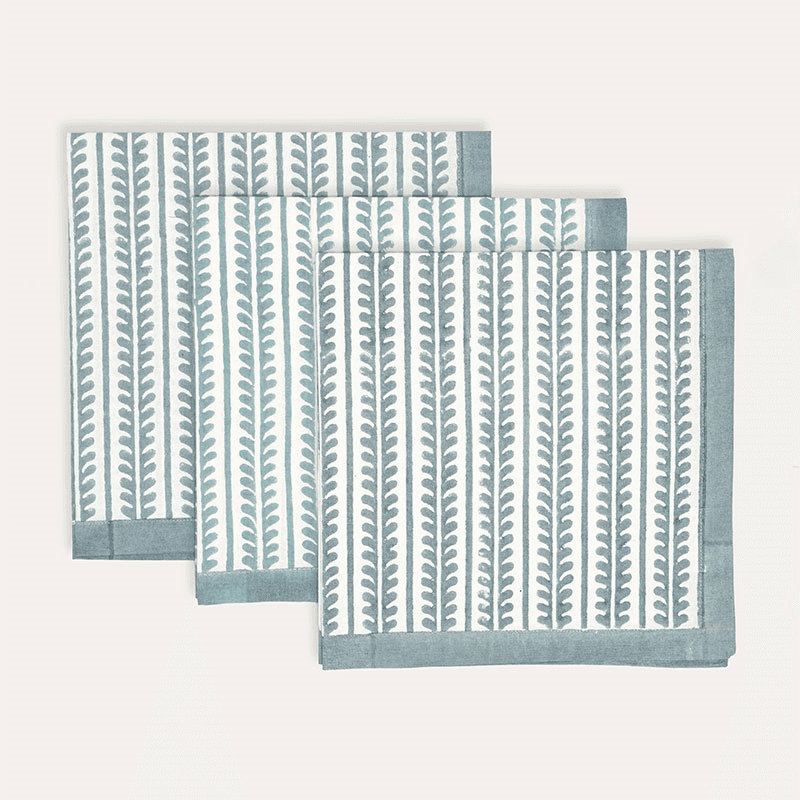 Bel Set of 4 Napkins, 50 x 50cm, Blue
