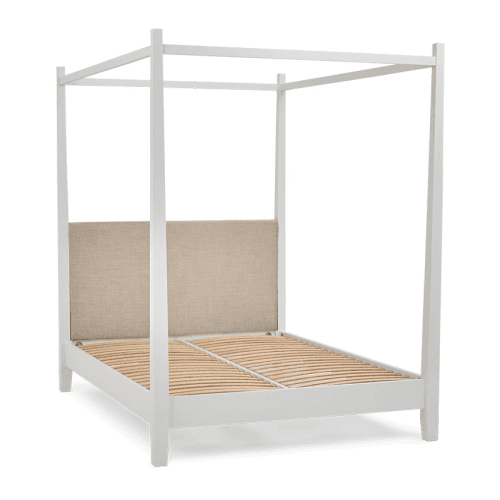 Image showing the Wardley Four Poster King Size Bed, Linara Natural product.